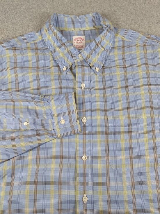 Brooks Brothers Other - Brooks Brothers Shirt Men's XL Plaid Long Sleeve Casual Button Down